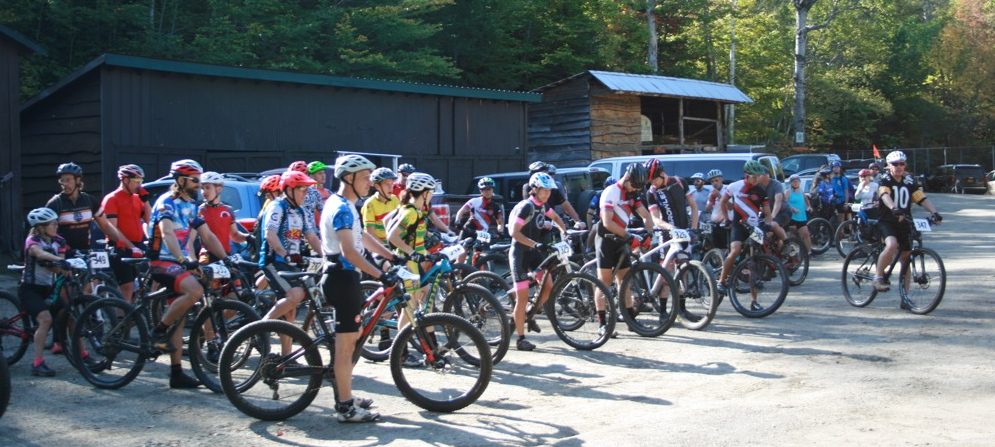 Starting Line Garnet Hill Mountain Biking Race