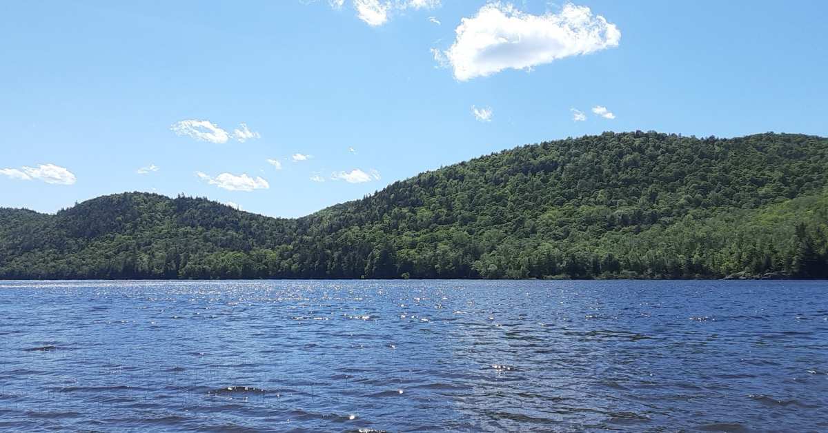 a scenic lake