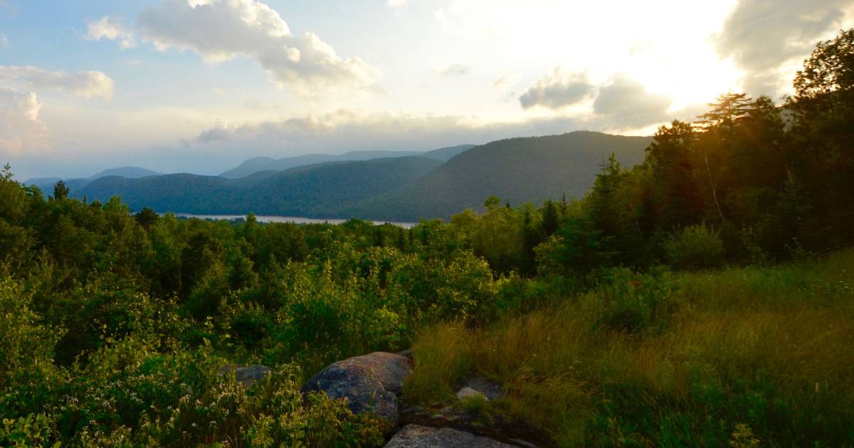 mountain summit view